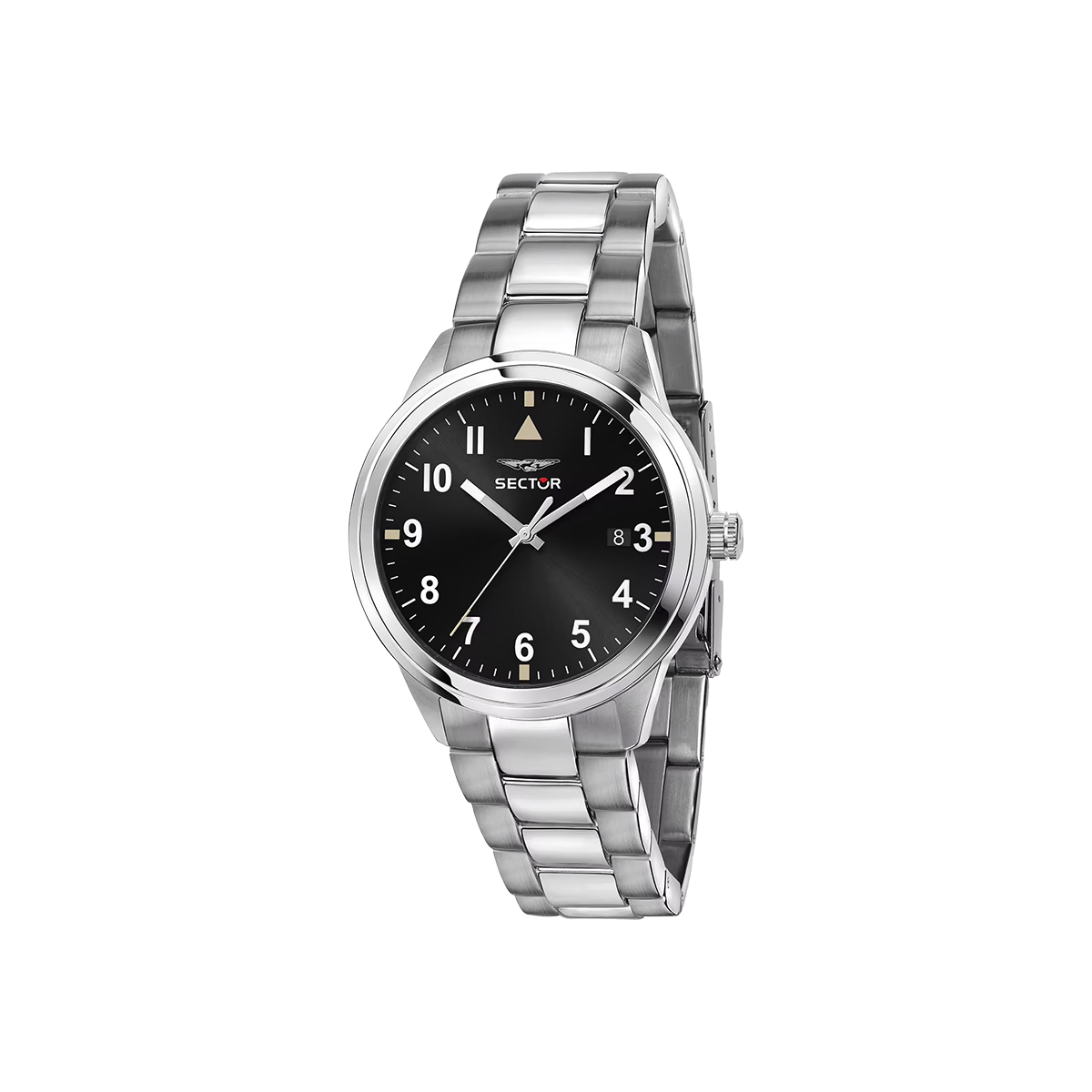 orologio sector 670 da donna, nero e argento
