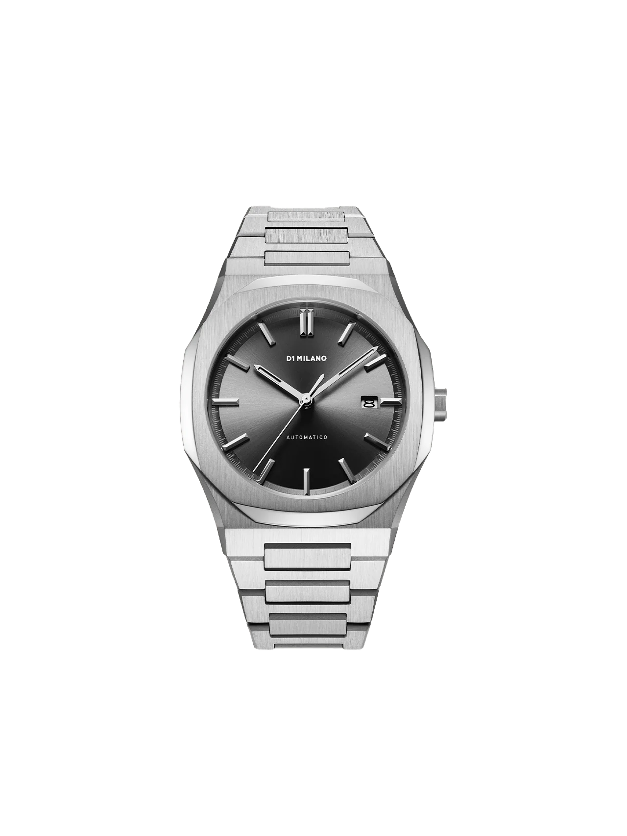 Orologio Automatico D1 Milano, colore nero e argento