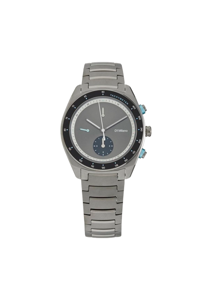 Orologio D1 Milano Essential Cronografo nero con cinturino in carbonio
