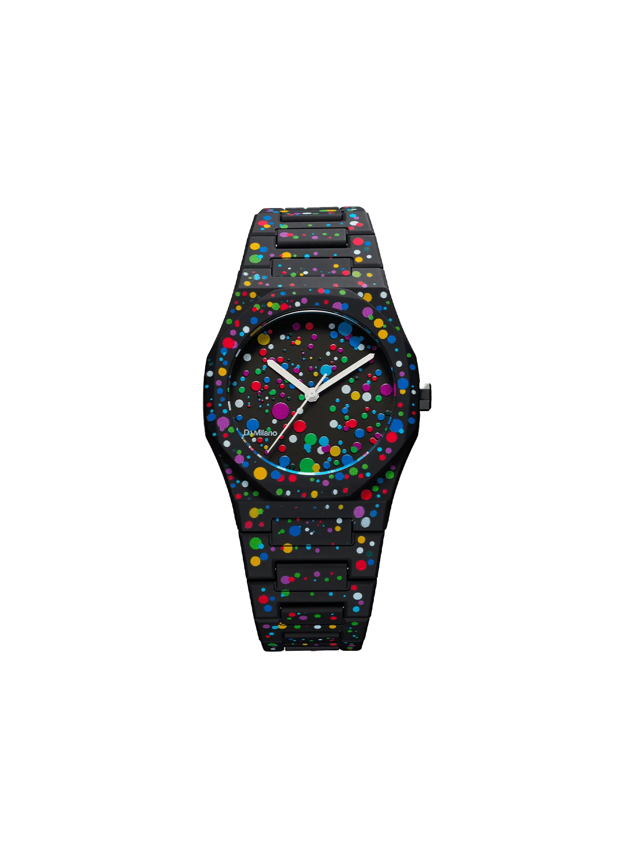 Orologio D1 Milano Polycarbon Dot 01, nero