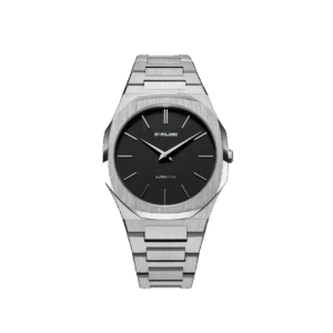 Orologio D1 Milano Ultra Thin Re Silver, colore nero e argento