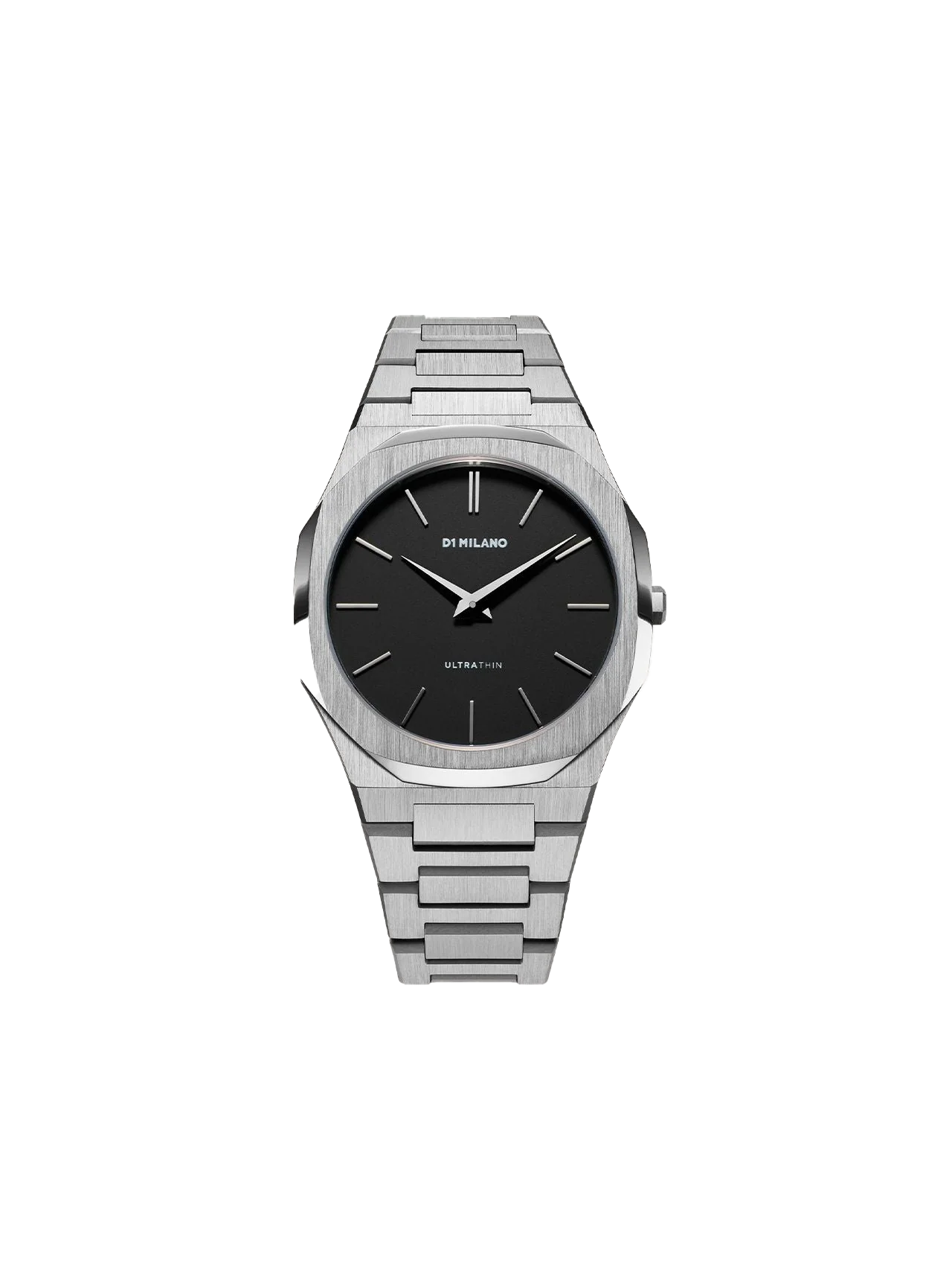 Orologio D1 Milano Ultra Thin Re Silver, colore nero e argento