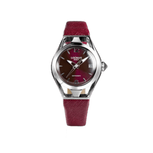 Orologio Locman Montecristo Lady da donna, colore argento e porpora