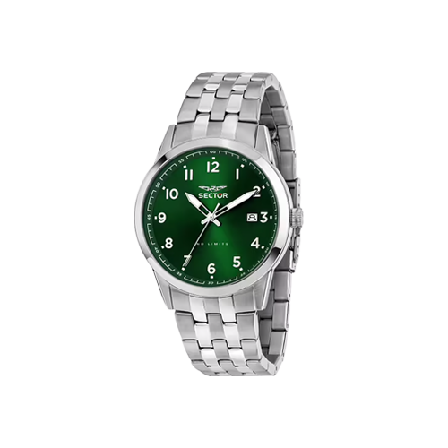 Orologio Sector 660 da uomo, colore verde e argento