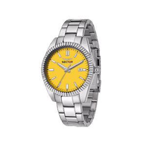 Orologio Sector donna, colore giallo e argento