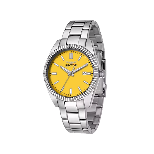 Orologio Sector donna, colore giallo e argento