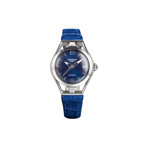 Orologio Locman Montecristo Lady, colore blu e argento