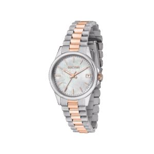 Orologio Sector da donna, azzurro, argento e oro rosa