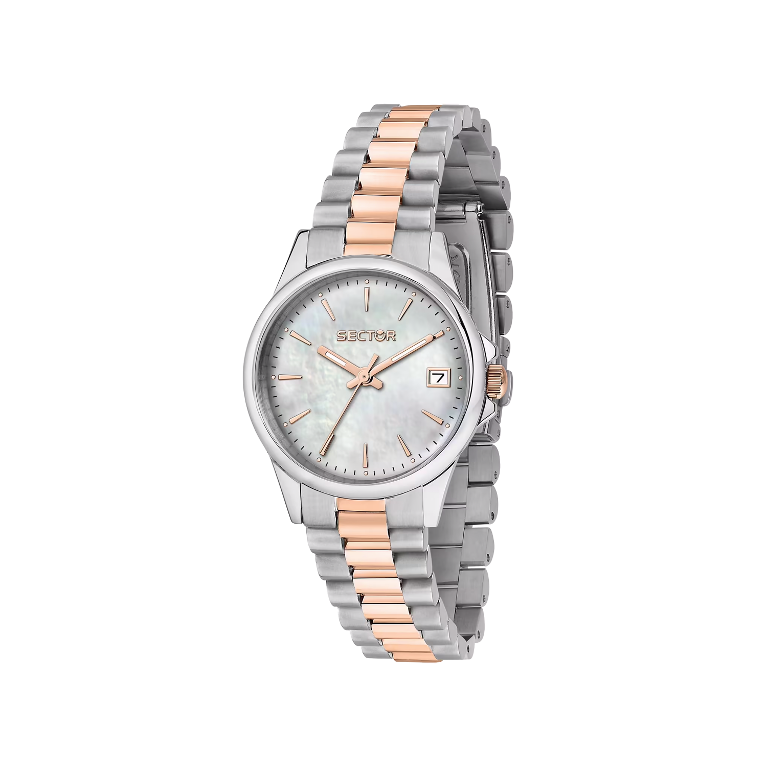 Orologio Sector da donna, azzurro, argento e oro rosa