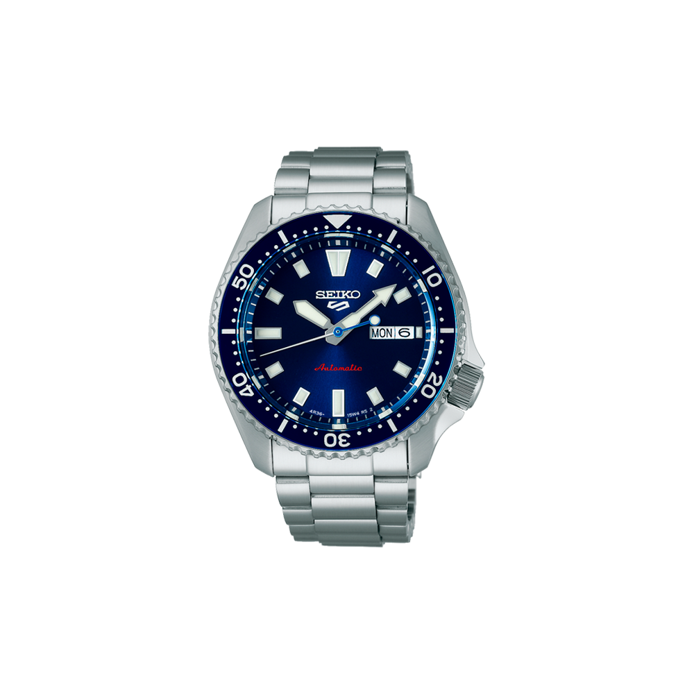 Orologio Seiko 5 sports automatico quadrante blu