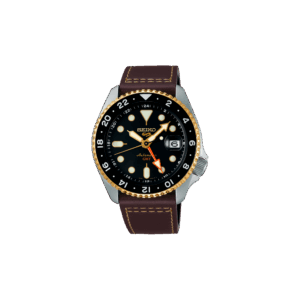 Orologio da uomo Seiko 5 sports, nero e marrone