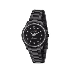 Orologio Sector da donna solo tempo, colore nero