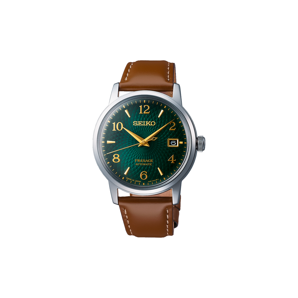 Orologio da uomo Presage Cocktail automatico, colore verde