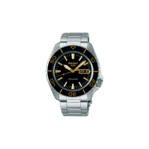 Orologio da uomo Seiko 5 sport automatico, colore nero