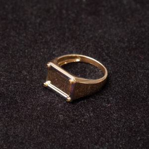 anello oro 18kt man giallo e bianco