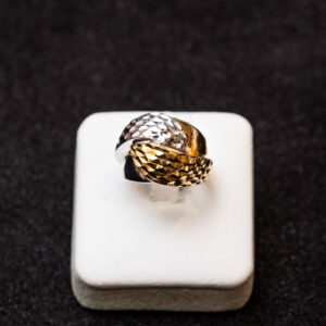Anello Chain morbido con diamanti