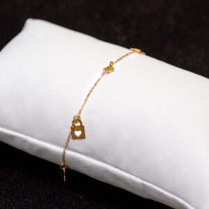 Bracciale Lock & Key in oro