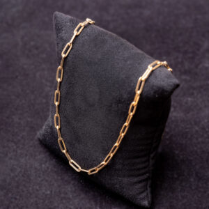Collana a catena in oro giallo